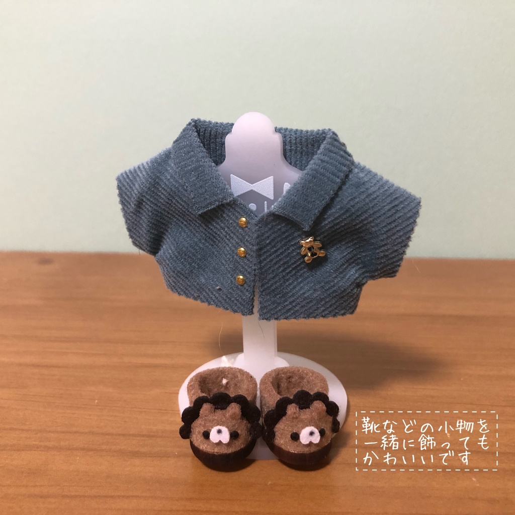 10㎝ぬいタキシードトルソー(ナタデココホワイト)