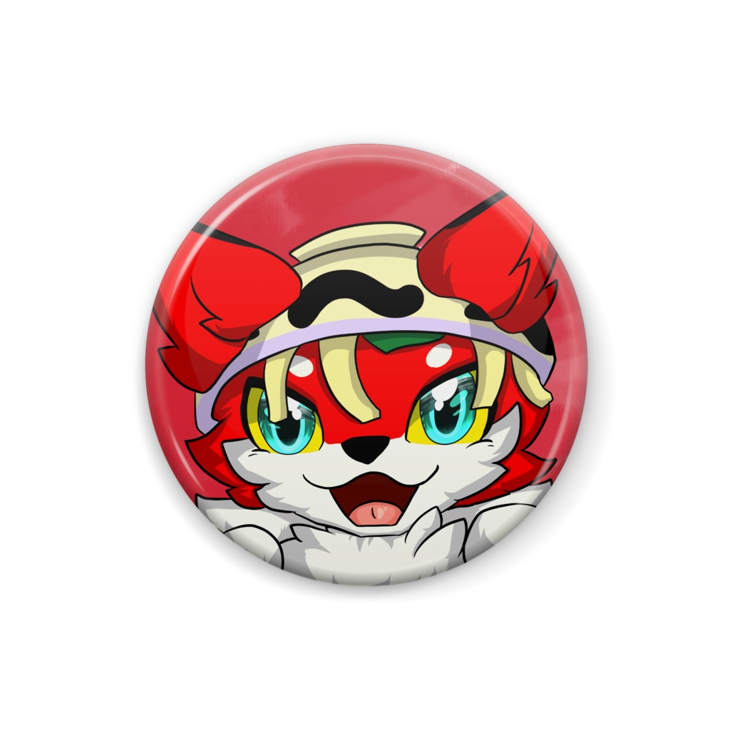 きねどん缶バッチ