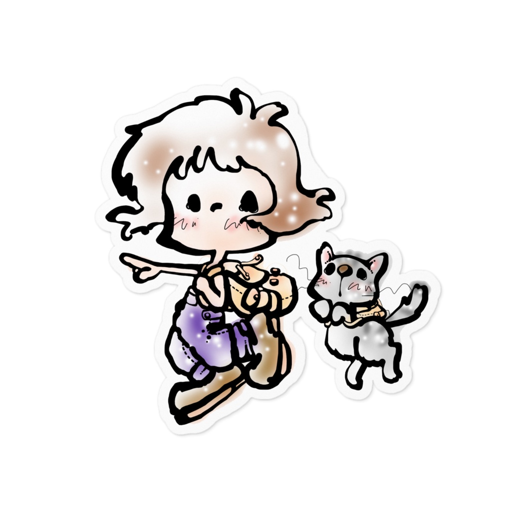 またたびステッカー