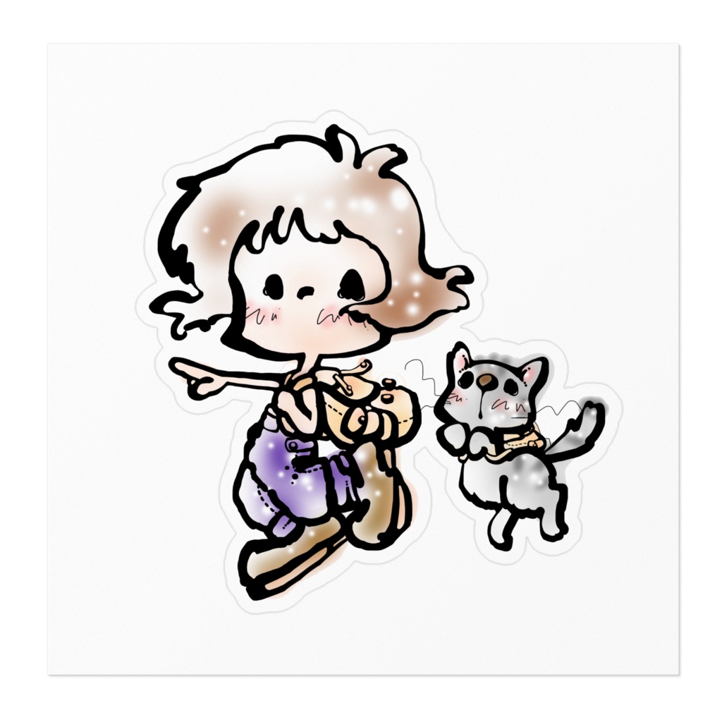 またたびステッカー