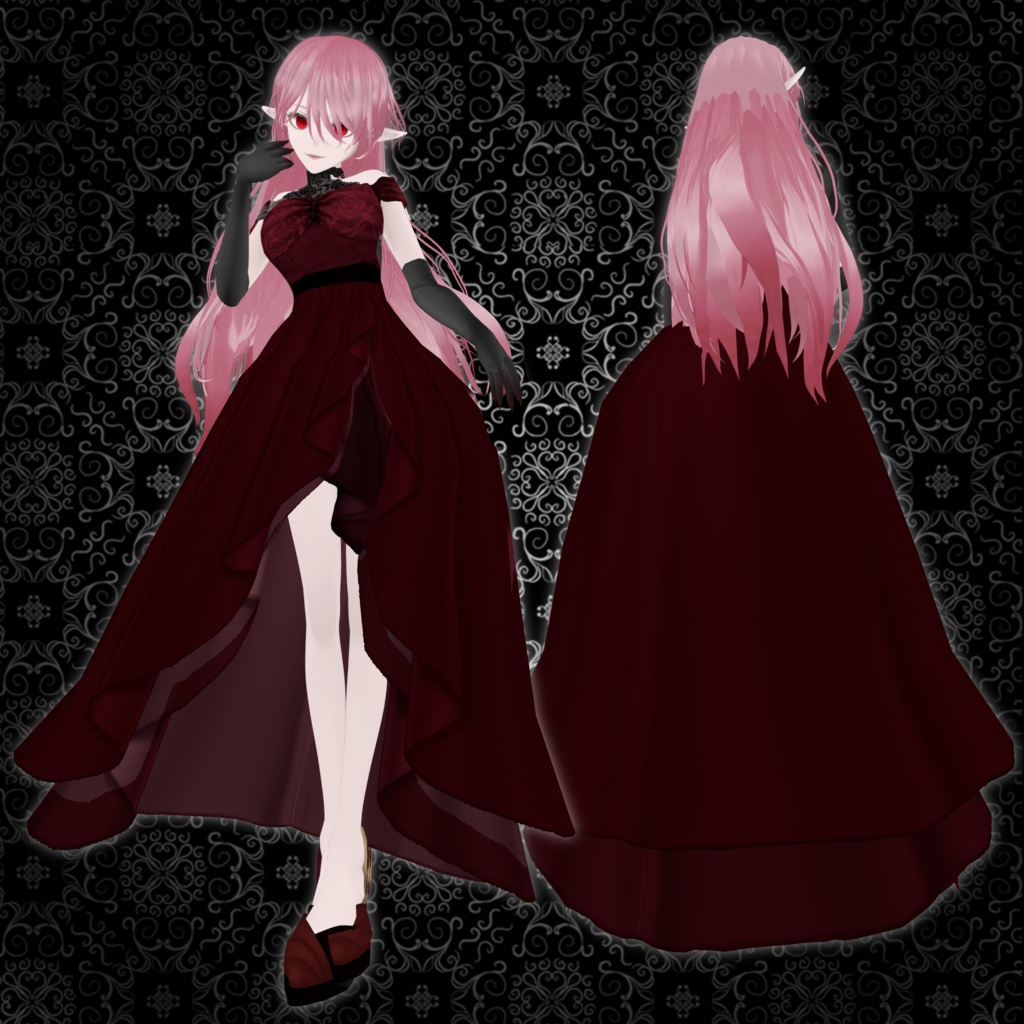 【Vroidモデル】吸血令嬢アンナリーゼ