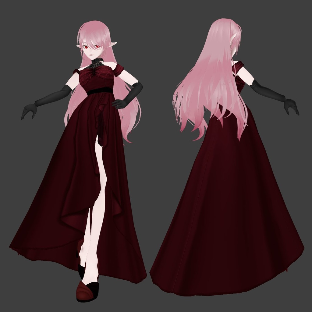 【Vroidモデル】吸血令嬢アンナリーゼ