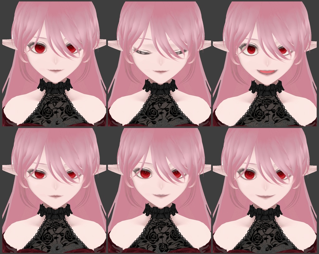 【Vroidモデル】吸血令嬢アンナリーゼ