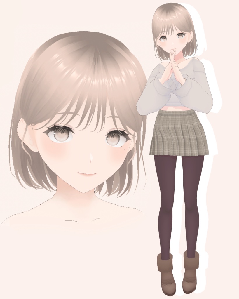 【ヘア販売あり】杏(あんず)【無料モデル配布】