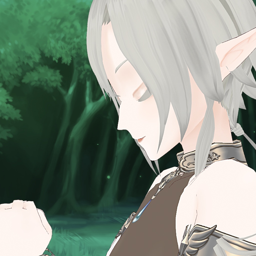 【Vroid製3Dモデル】ELFIN エルフィン【着せ替え用データ付き】