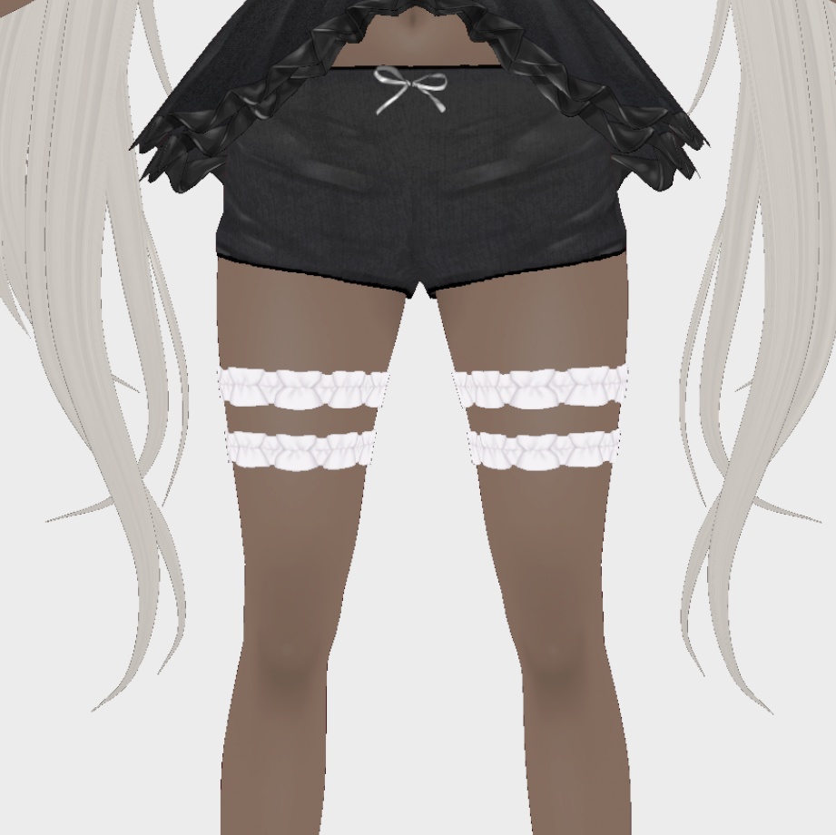 【好きな色にできる!】フリルガーター4点セット【正式版】