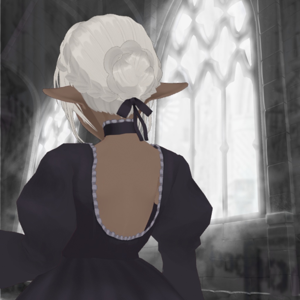 【Vroid正式版】ヴィクトリアンドレス【服テクスチャ】