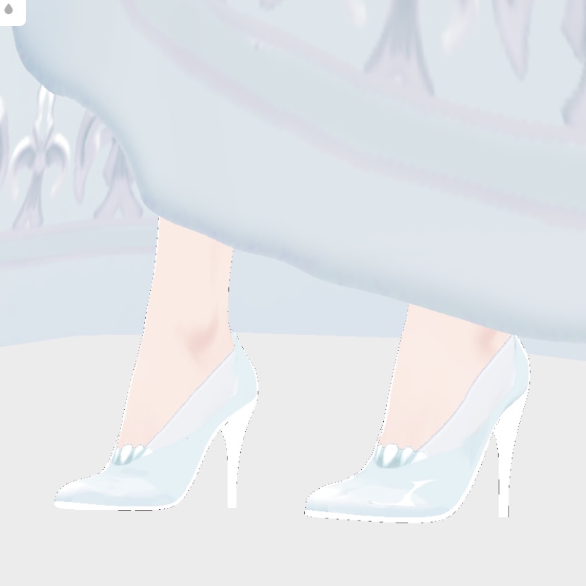 【Vroid正式版】ホワイト・ヴィクトリアンドレス【服テクスチャ】