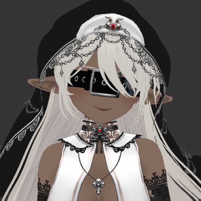 【Vroid正式版】ベルトの目隠し【全二色】