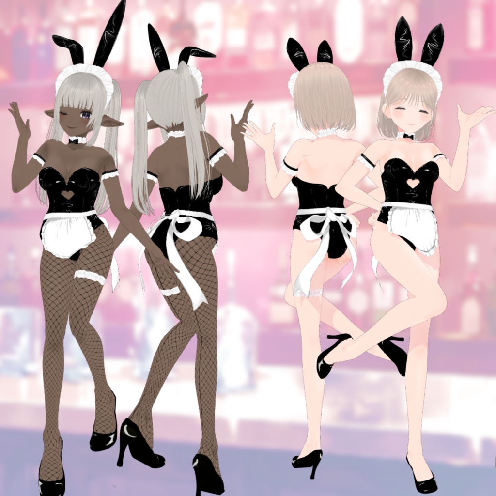 【Vroid正式版】メイドフリルバニー