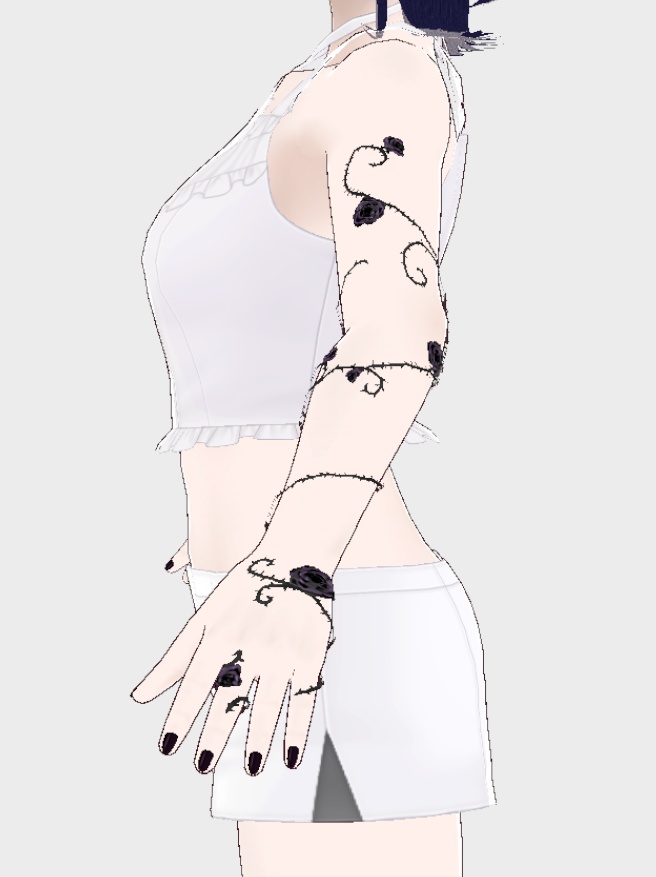 侵食する薔薇【Vroid正式版衣装】