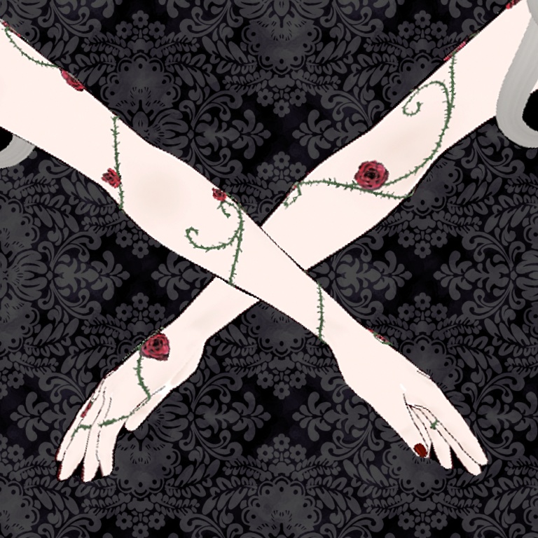 侵食する薔薇【Vroid正式版衣装】