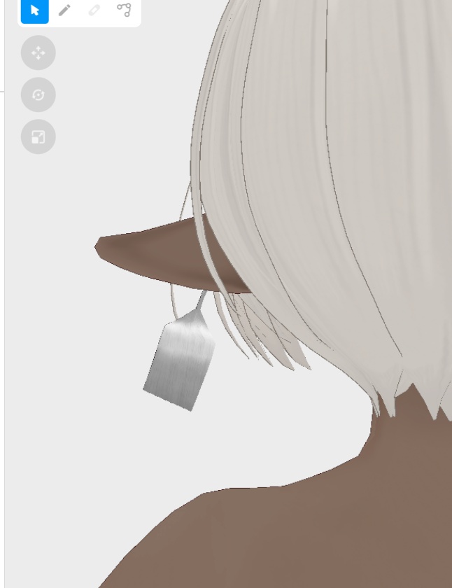 【SF・ディストピア系】SFぽい左耳のタグ【ストリート系にも】