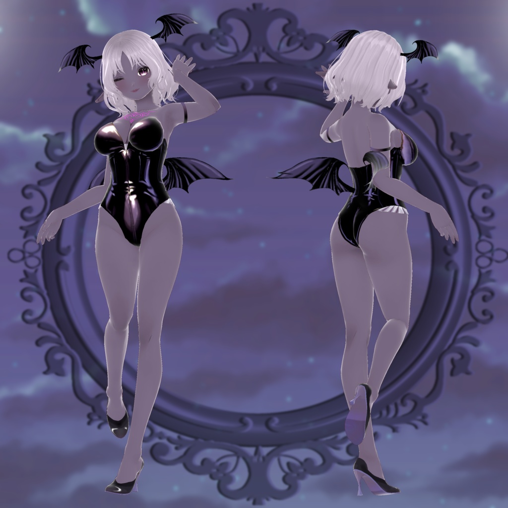 【頭と腰の動く羽根付き!】小悪魔バニーガール【正式版】