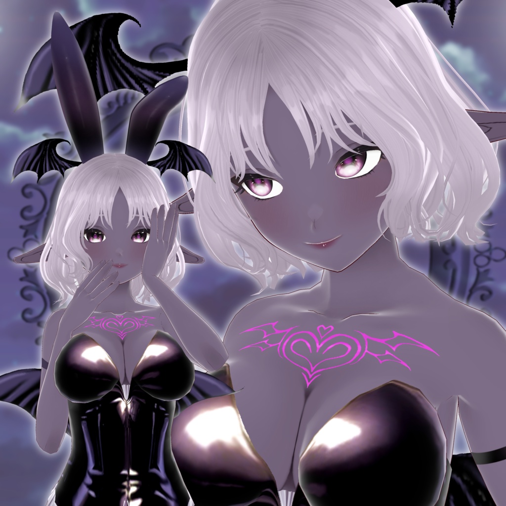 【頭と腰の動く羽根付き!】小悪魔バニーガール【正式版】