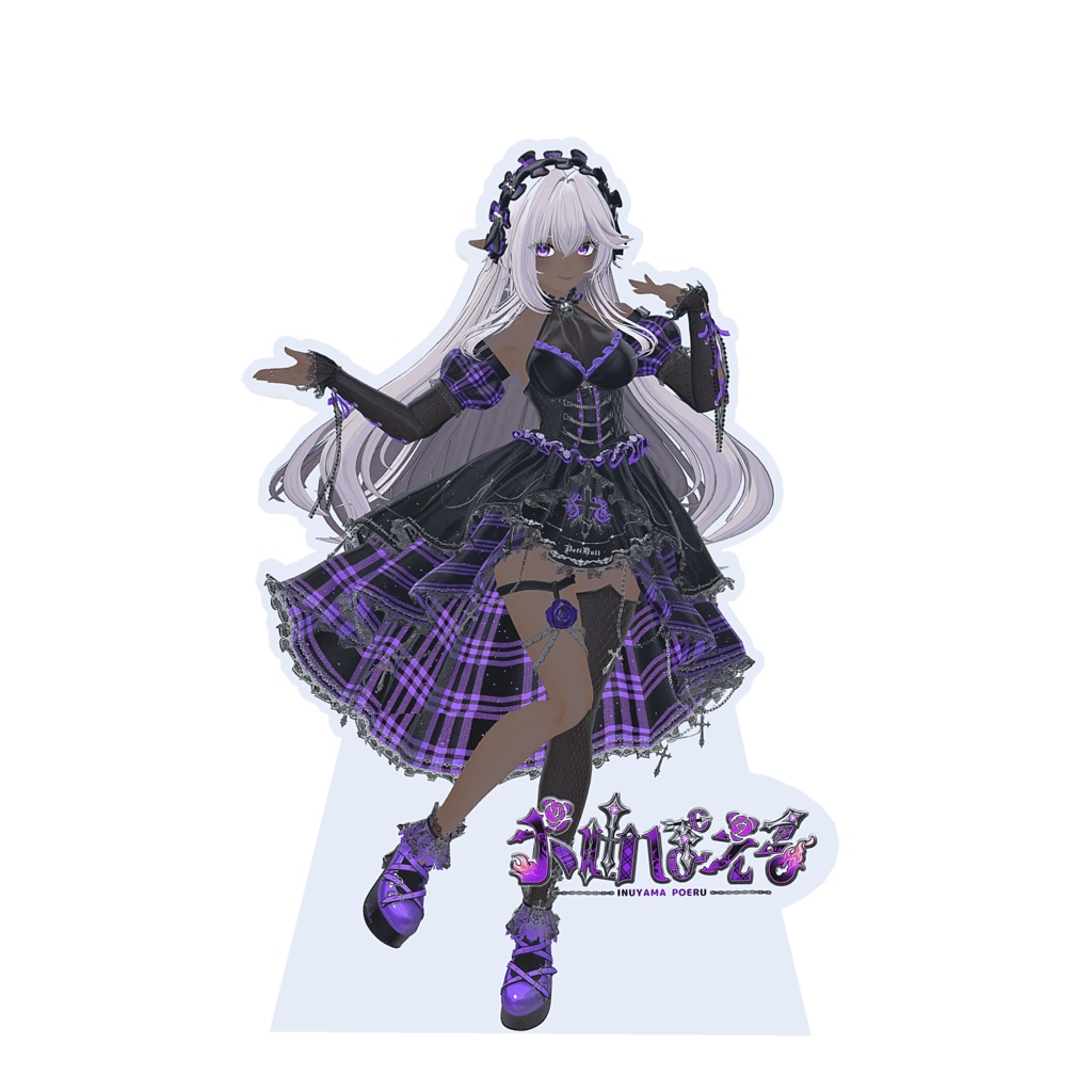 【ロゴ付き】犬山ぽえる 等身大パネル