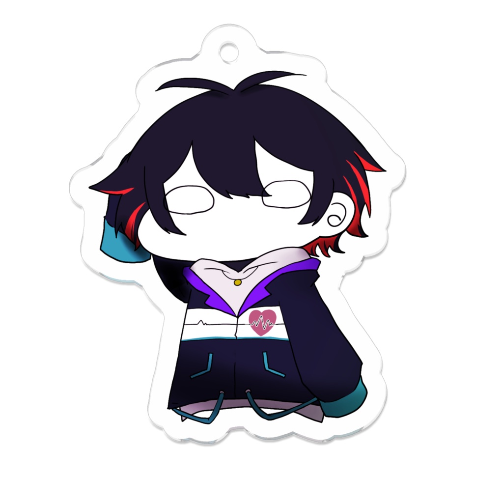 あすもちくんアクリルキーホルダー(コーティング処理)