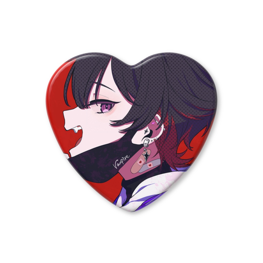 羽田飛鳥1万人記念&バースデーグッズヴァンあす缶バッジ