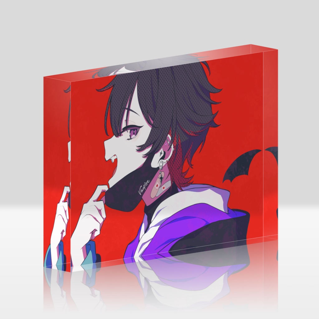 羽田飛鳥1万人記念＆バースデーグッズヴァンあすアクリルブロック