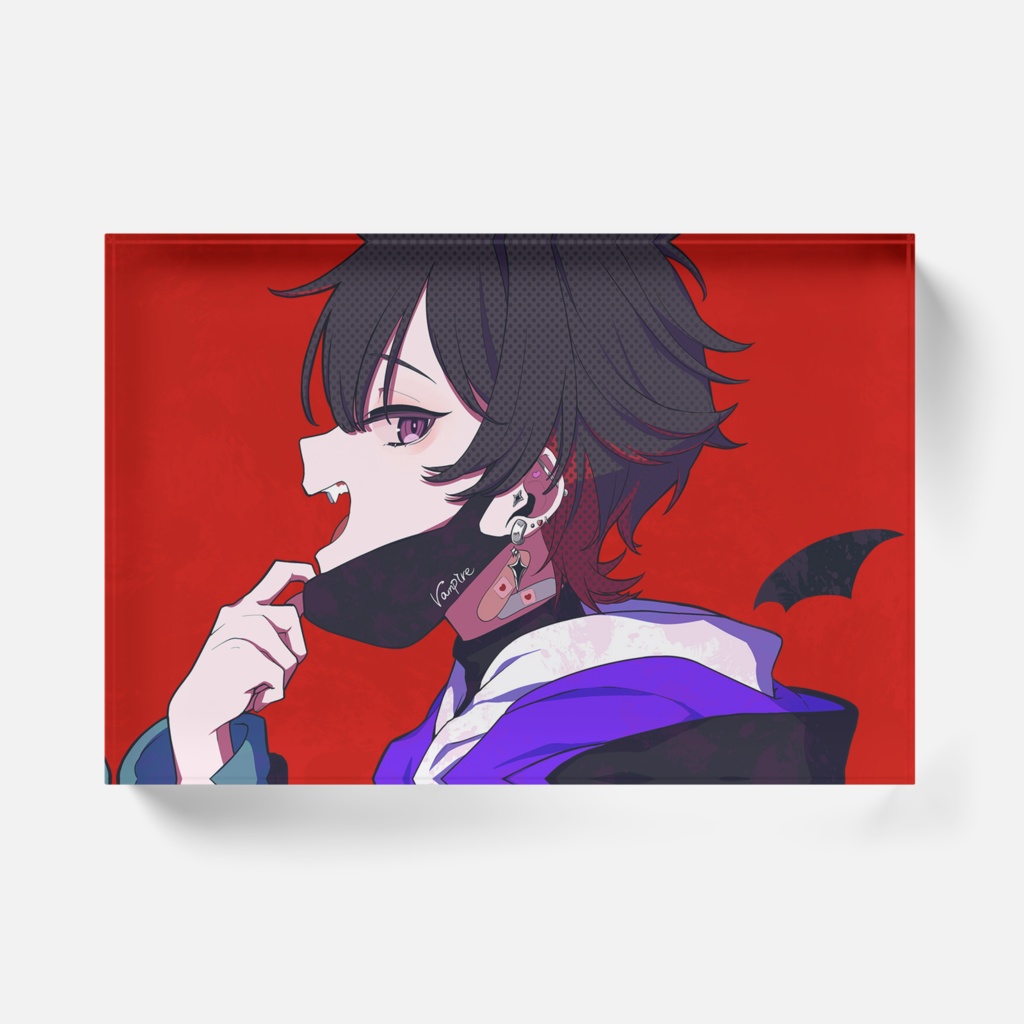 羽田飛鳥1万人記念&バースデーグッズヴァンあすアクリルブロック