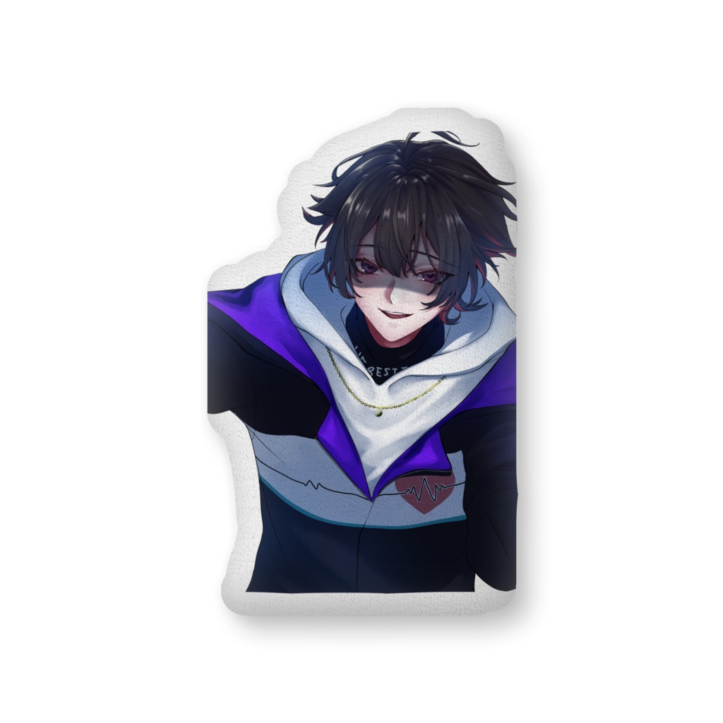 羽田飛鳥1万人記念&バースデーグッズあすくんハグクッション(闇)