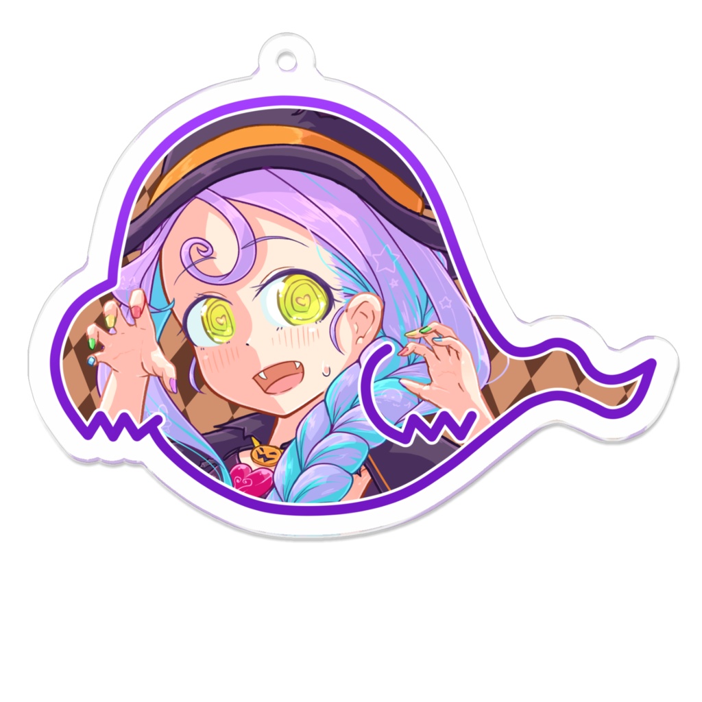 ハロウィンぽんこアクキー