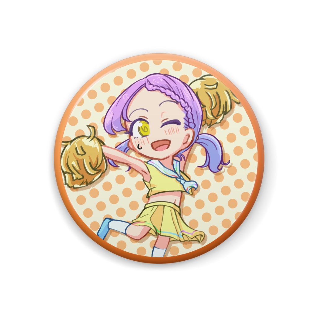 ダンスぽんこ缶バッジ