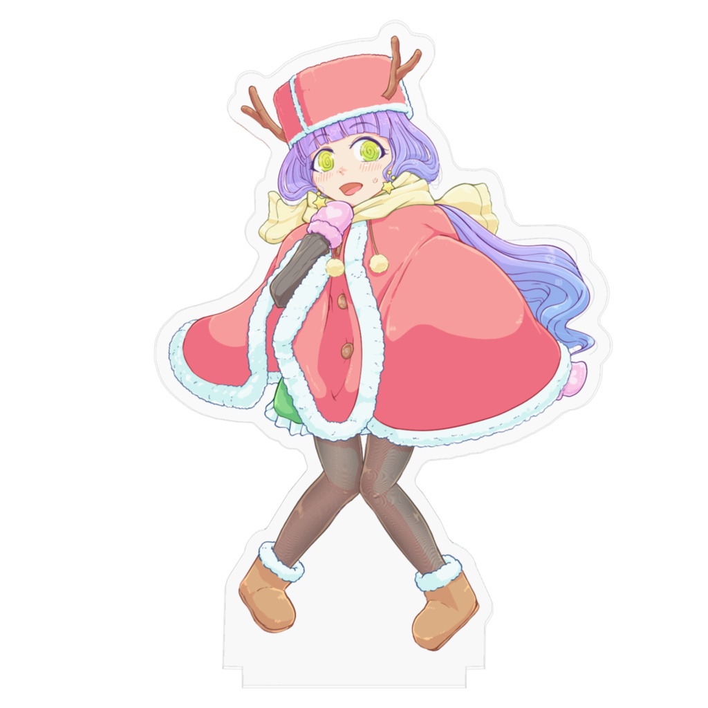 冬衣装ぽんこアクスタ