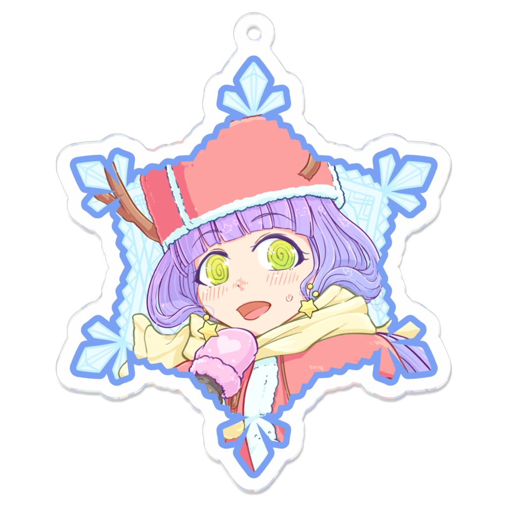 冬衣装ぽんこアクキー