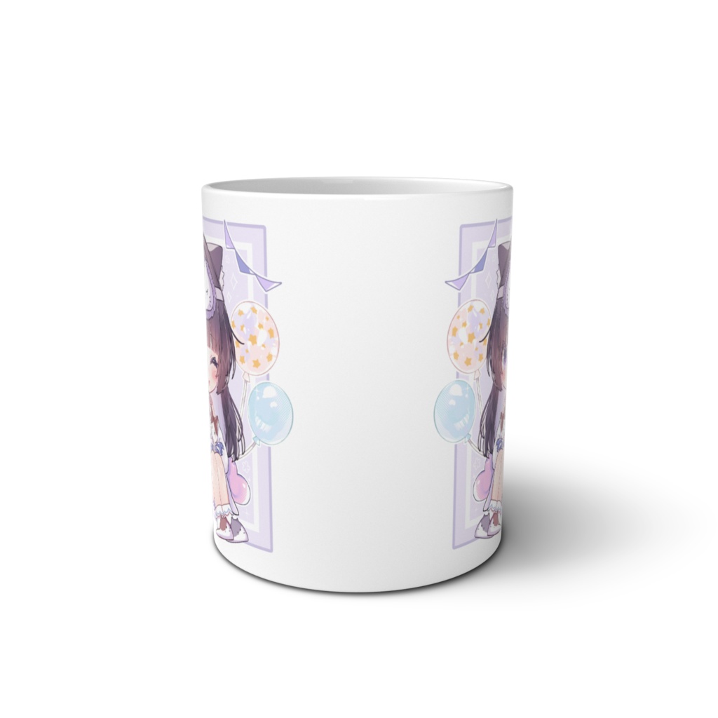 【2周年記念🎉】紗猫にあ🐾🔮 お祝い🎂マグカップ2024(直径 8 cm / 高さ 9.5 cm)