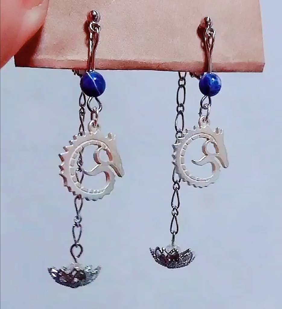 【シルバー】家紋ピアス