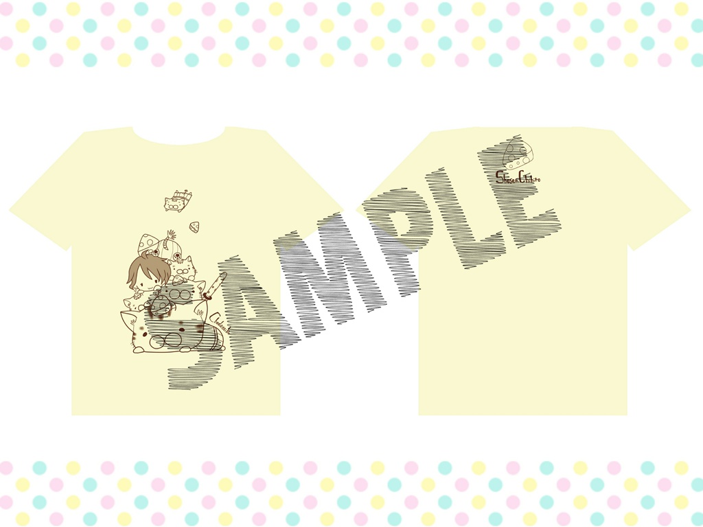 【半額】チェダすけTシャツ(黄色)