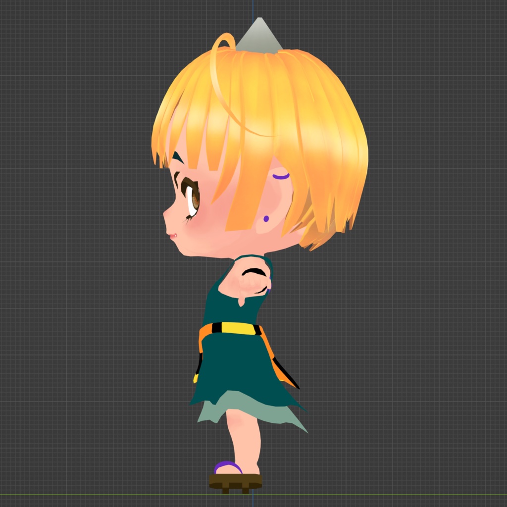 オリジナル3Dモデル『CHICHAN』