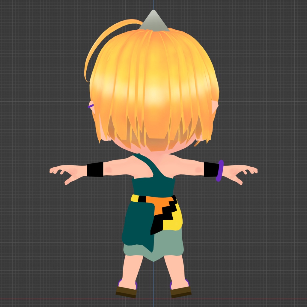 オリジナル3Dモデル『CHICHAN』