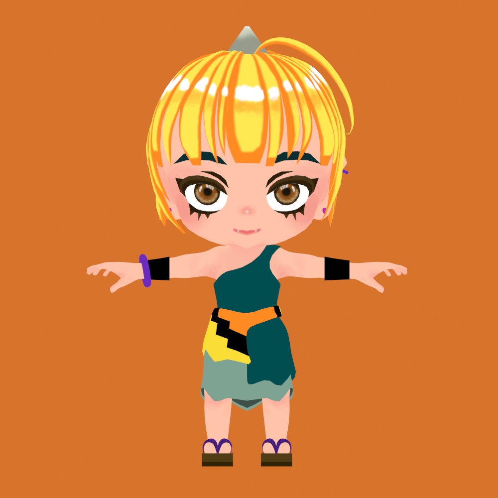 オリジナル3Dモデル『CHICHAN』