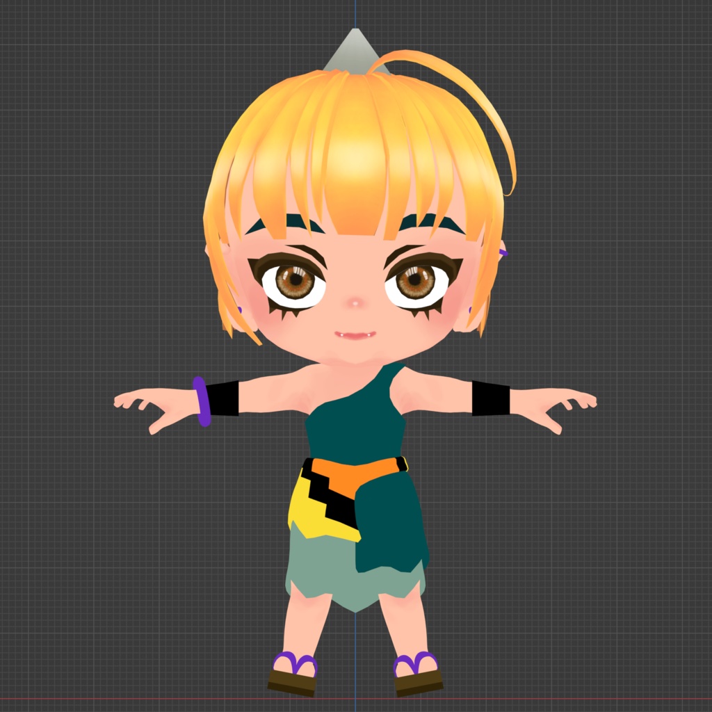 オリジナル3Dモデル『CHICHAN』