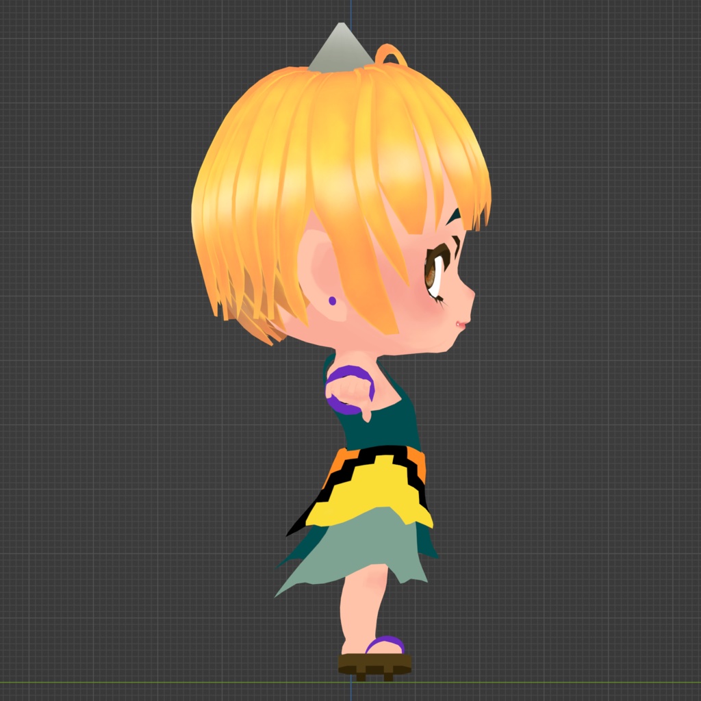 オリジナル3Dモデル『CHICHAN』