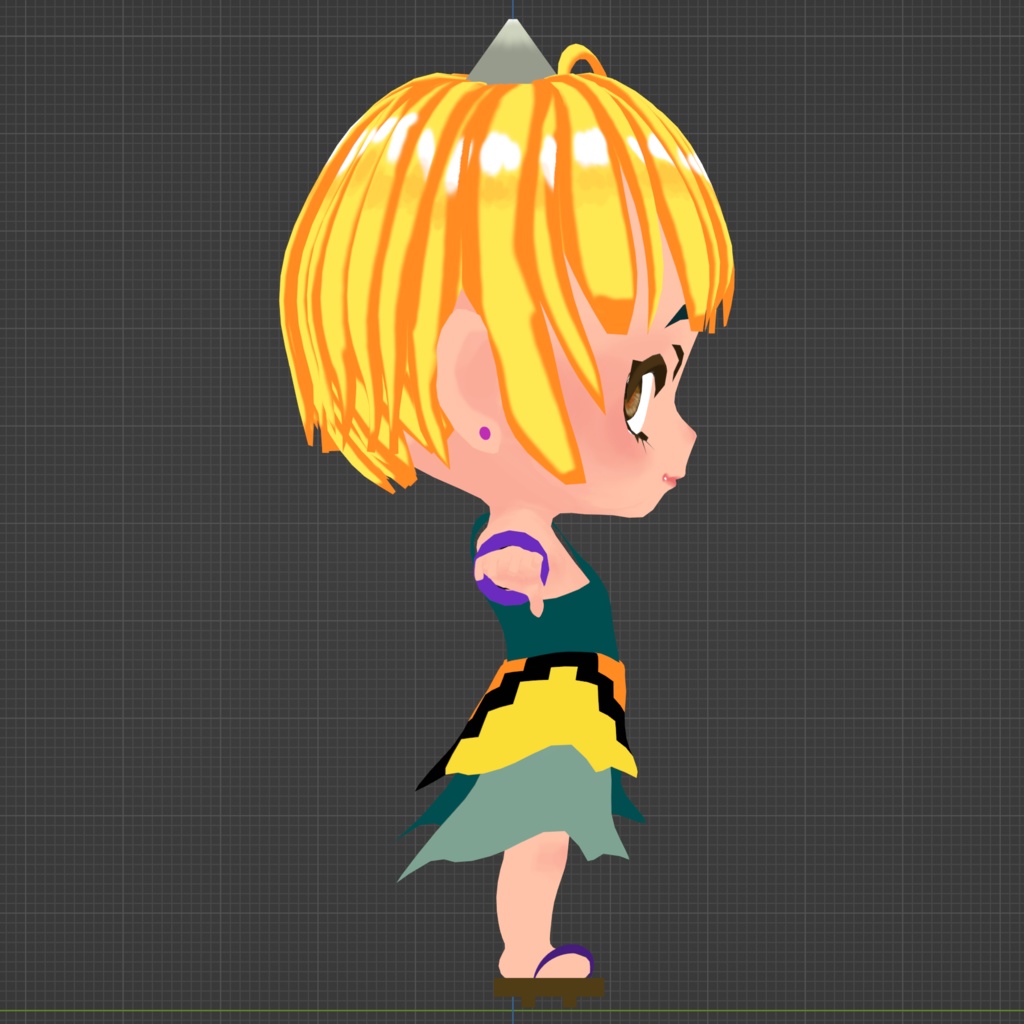 オリジナル3Dモデル『CHICHAN』