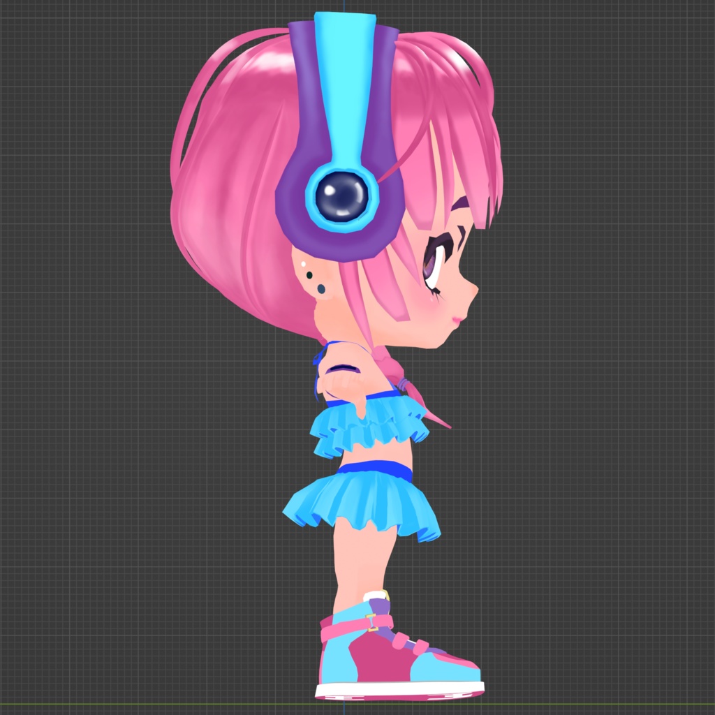 オリジナル3Dモデル『NEMUCHAN』