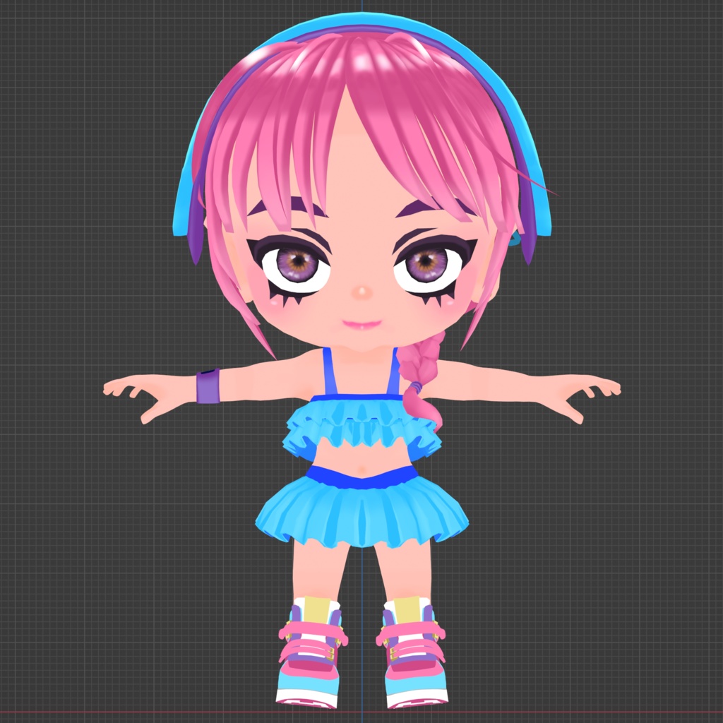 オリジナル3Dモデル『NEMUCHAN』