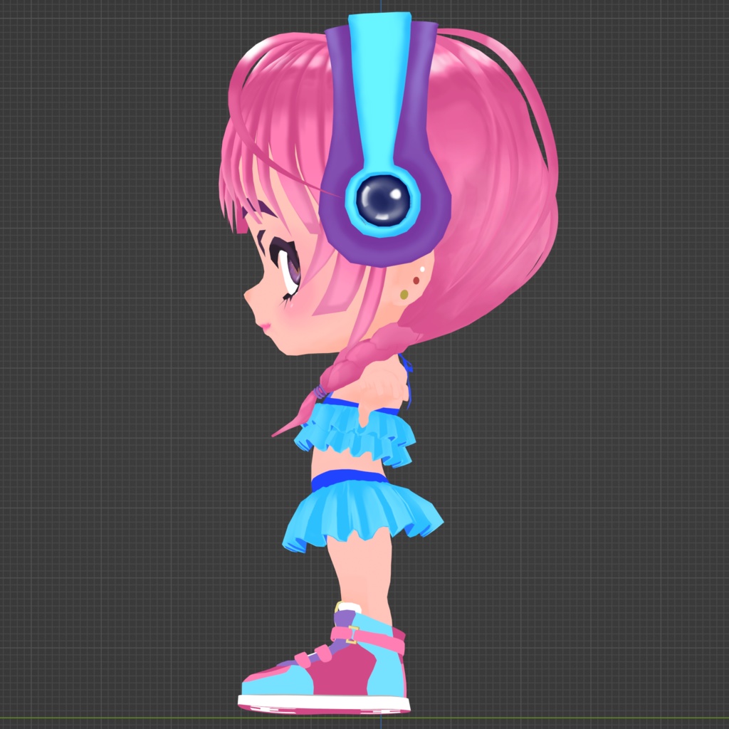 オリジナル3Dモデル『NEMUCHAN』