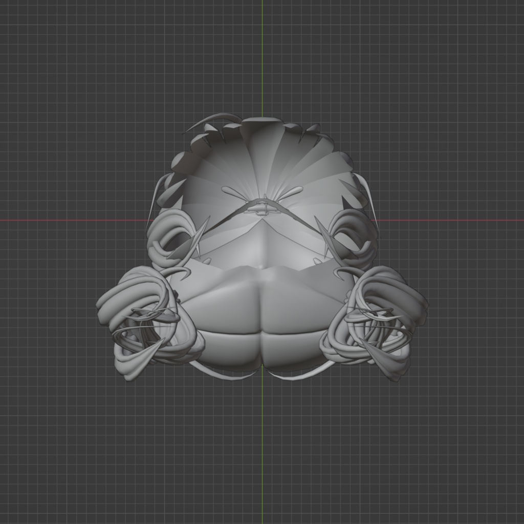 オリジナル3Dモデル『ツインテール①』blendファイル