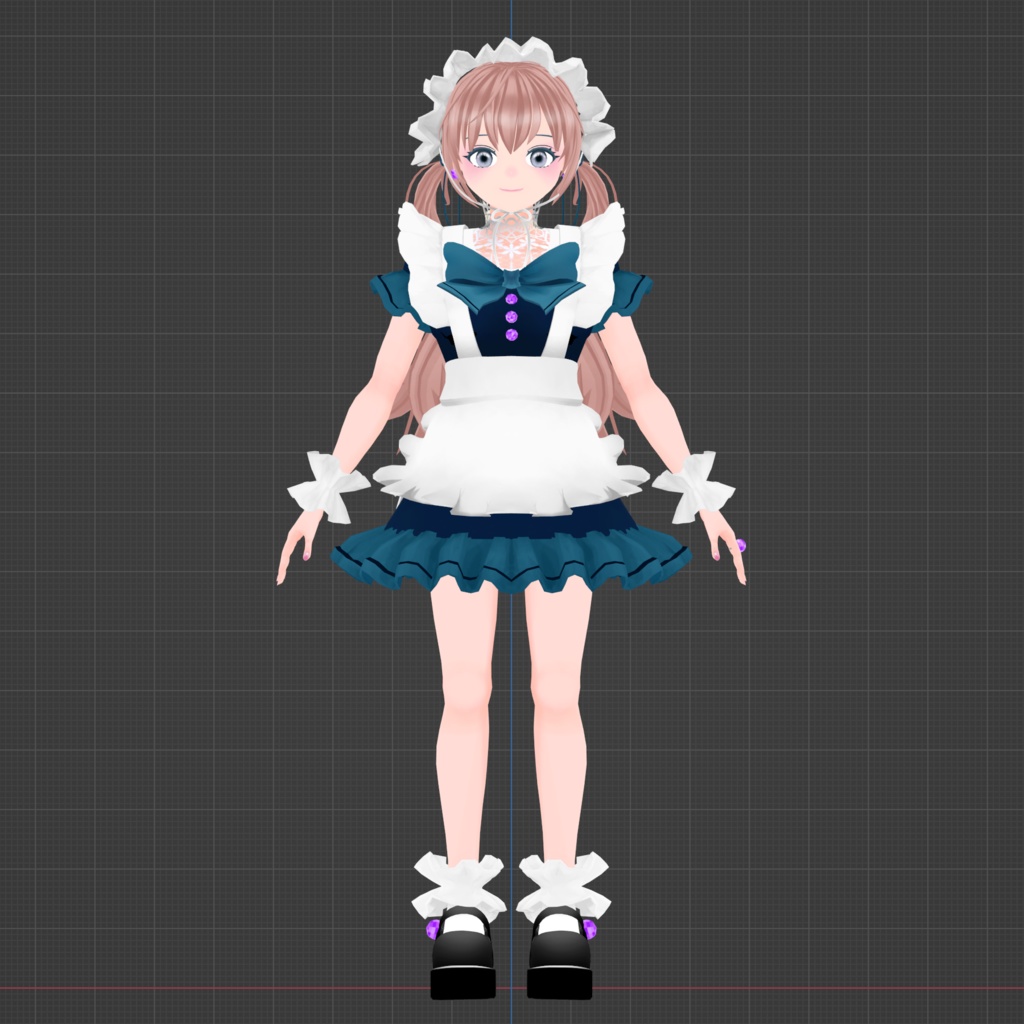 オリジナル3Dモデル『YUZU』