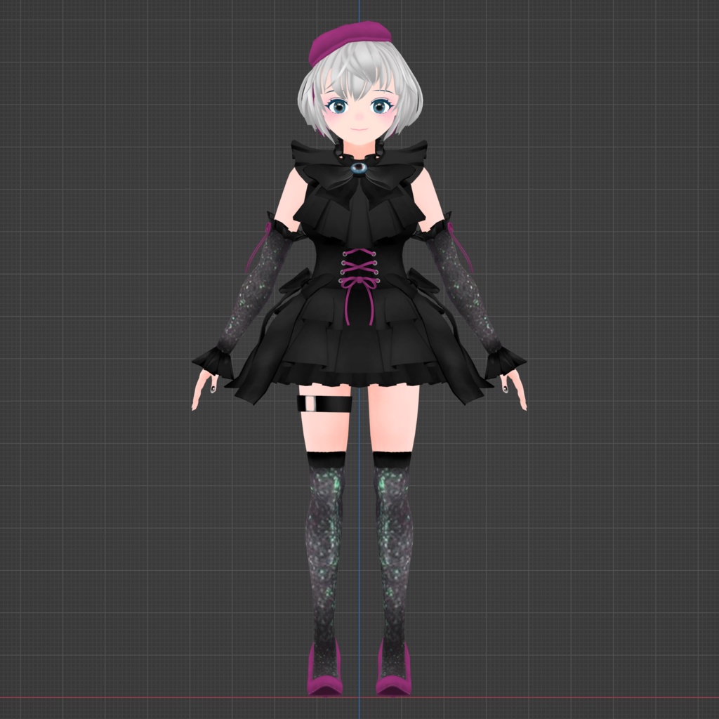 オリジナル3Dモデル『AZUKI』