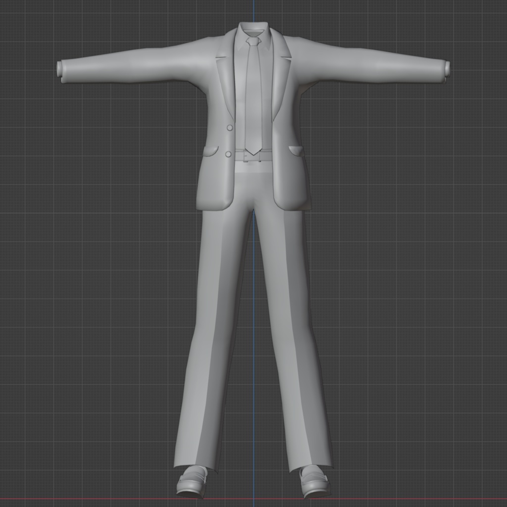 オリジナル3Dモデル『KOSEのコスチューム』blendファイル