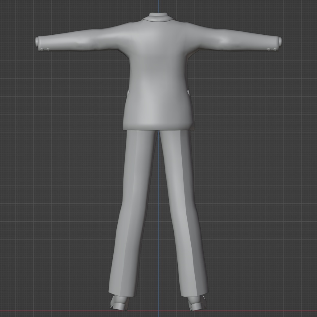 オリジナル3Dモデル『KOSEのコスチューム』blendファイル