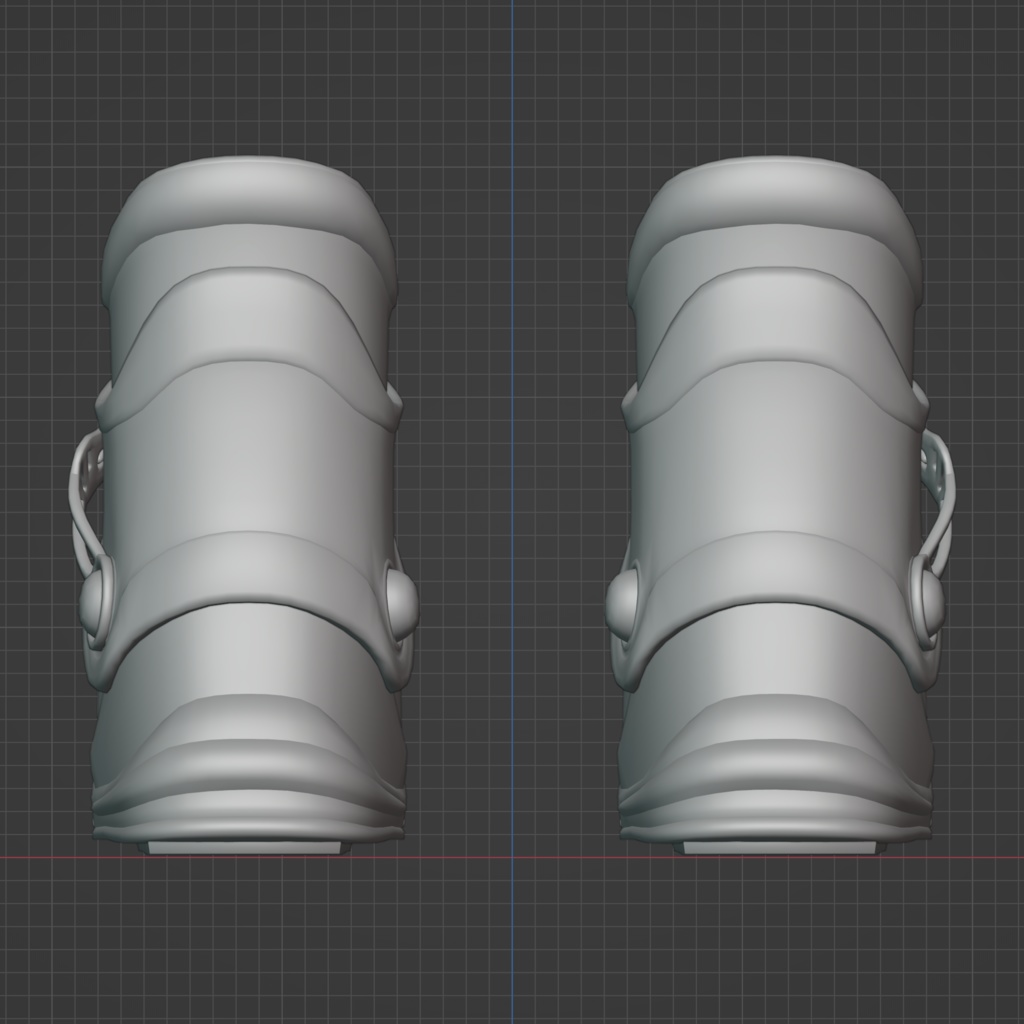 オリジナル3Dモデル『エアシューズ』のblendファイル