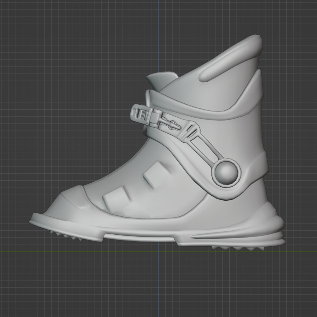 オリジナル3Dモデル『エアシューズ』のblendファイル