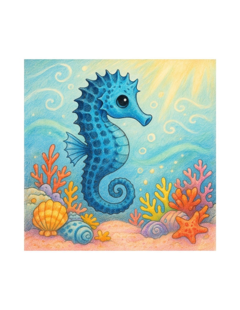 🌊 わくわく海のいきものセット 第9章:タツノオトシゴ リュウ