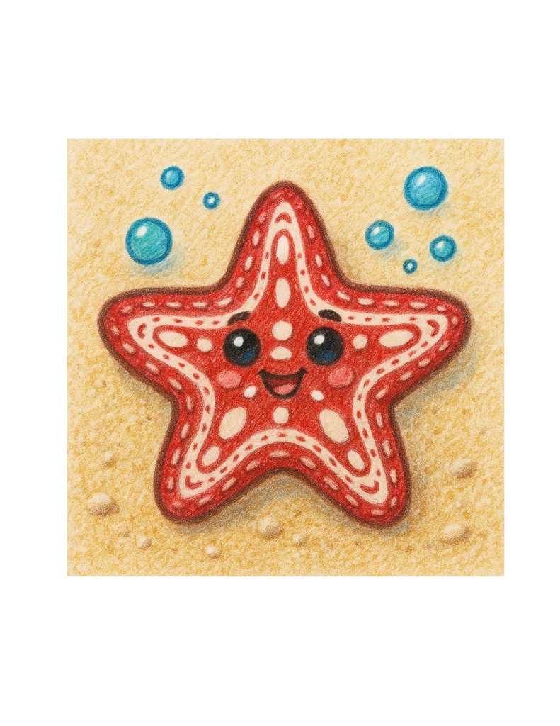 🌊 わくわく海のいきものセット 第12章:ヒトデ キララ